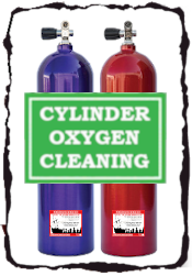 graveyard diver scuba cylinder valve oxygen clean 02 nitrox